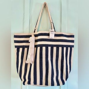 J. Jill Bag NEW w/Tags! Large, Tan and Navy.